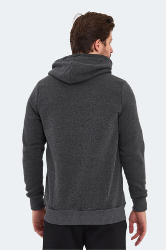 Slazenger BACK Men's Sweatshirt Anthracite - Thumbnail