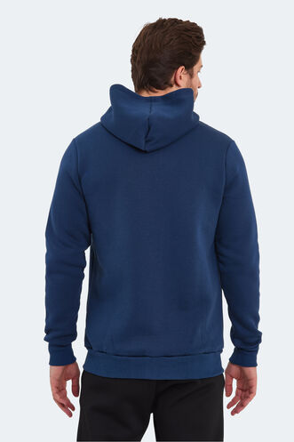 Slazenger BACK Men's Sweatshirt Indigo - Thumbnail