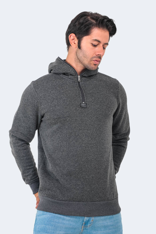 Slazenger BAHA Erkek Sweatshirt Antrasit