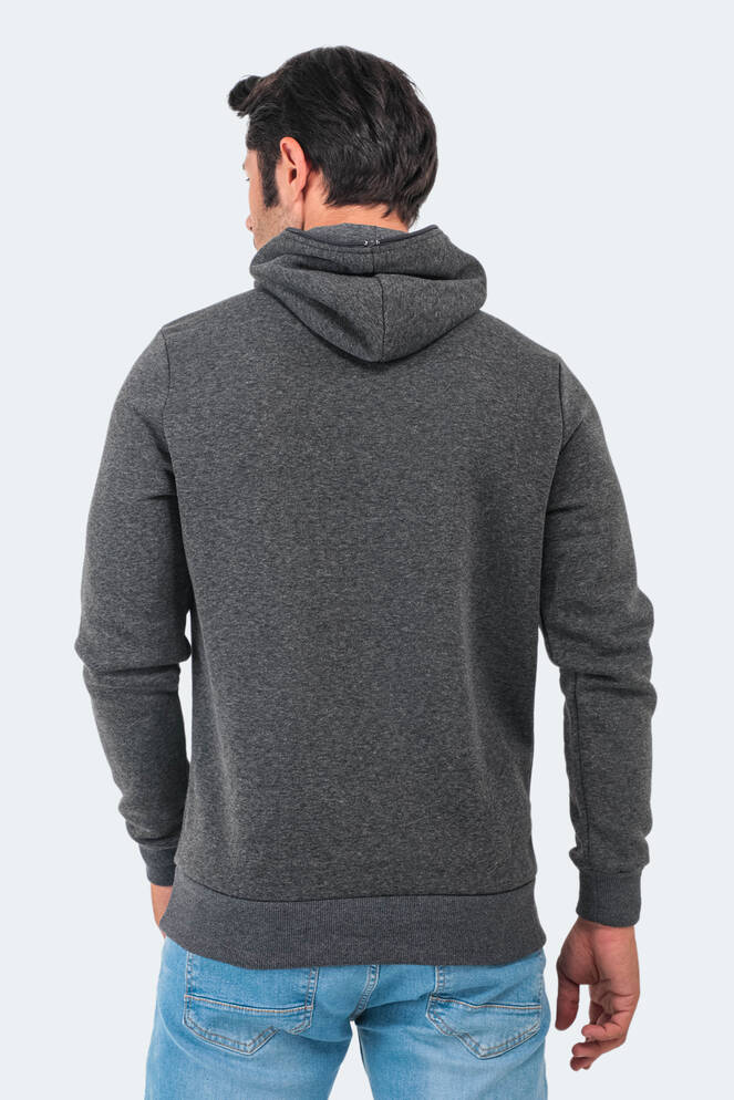 Slazenger BAHA Erkek Sweatshirt Antrasit