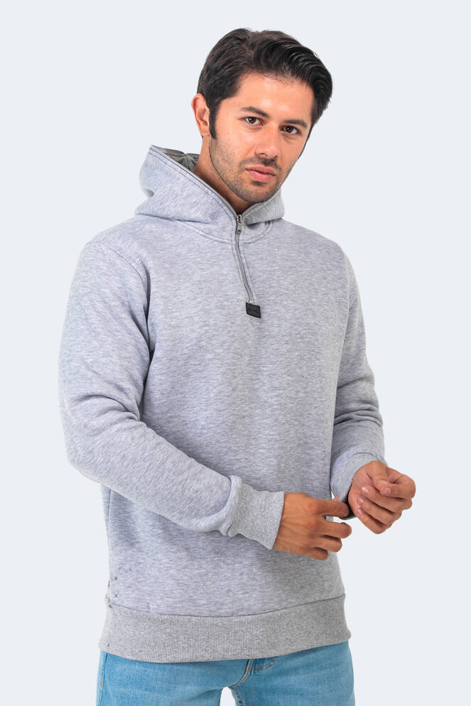 Slazenger BAHA Erkek Sweatshirt Gri