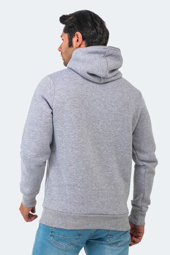 Slazenger BAHA Erkek Sweatshirt Gri - Thumbnail