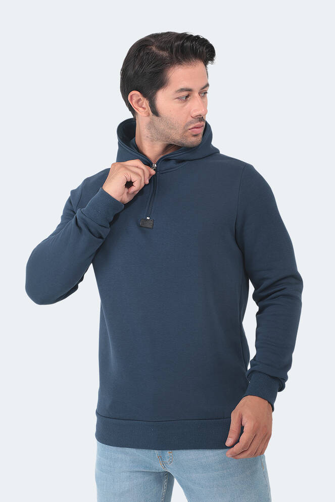 Slazenger BAHA Erkek Sweatshirt Indigo