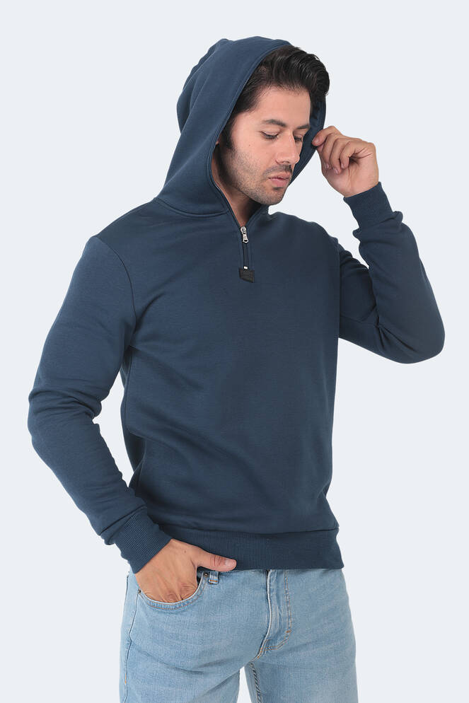 Slazenger BAHA Erkek Sweatshirt Indigo