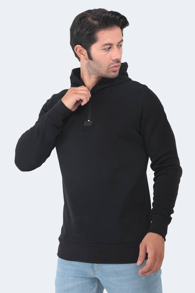 Slazenger BAHA Erkek Sweatshirt Siyah