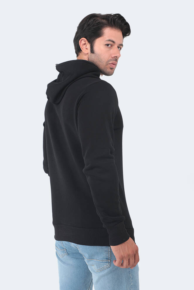 Slazenger BAHA Erkek Sweatshirt Siyah