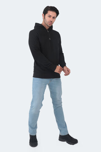 Slazenger BAHA Men's Sweatshirt Black - Thumbnail