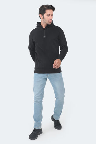 Slazenger BAHA Men's Sweatshirt Black - Thumbnail