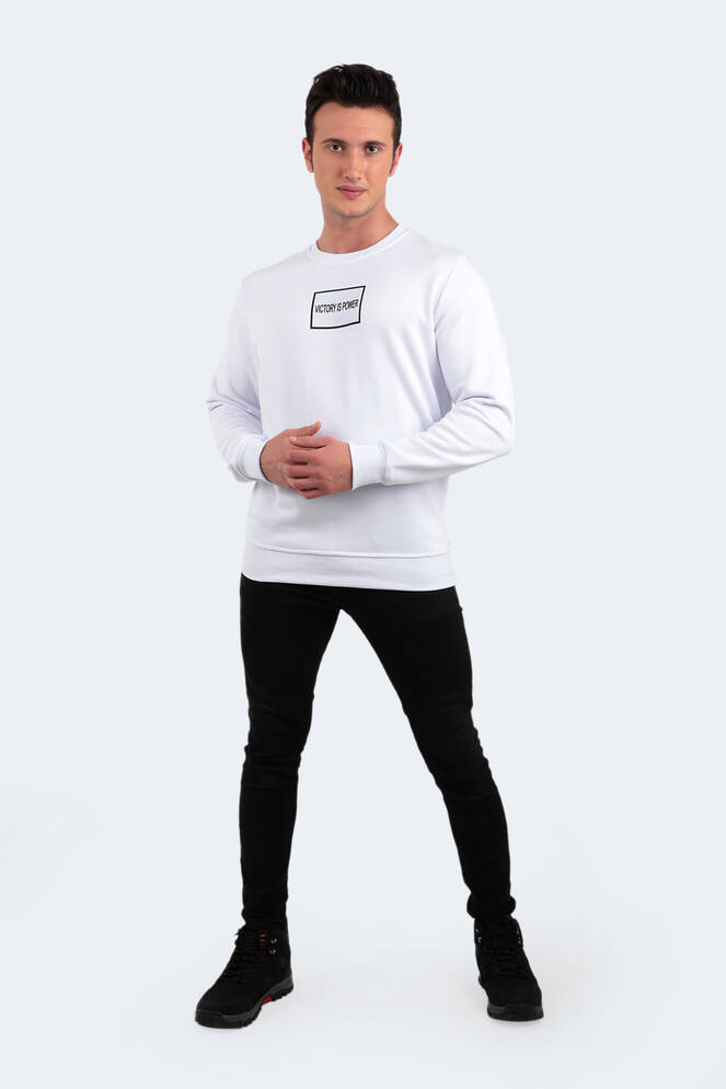 Slazenger BALA Erkek Sweatshirt Beyaz