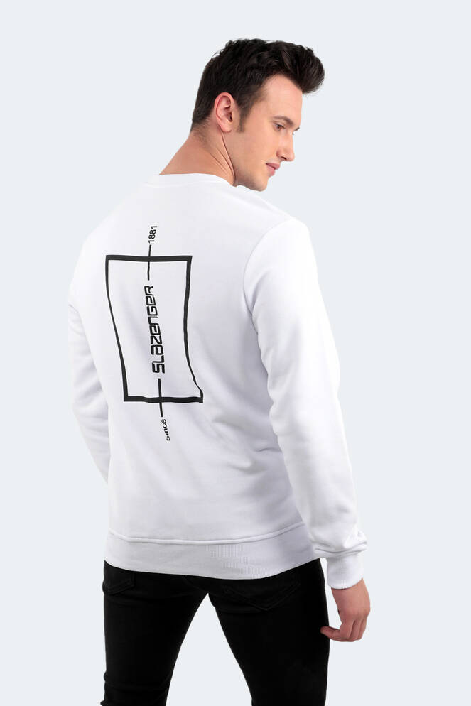 Slazenger BALA Erkek Sweatshirt Beyaz