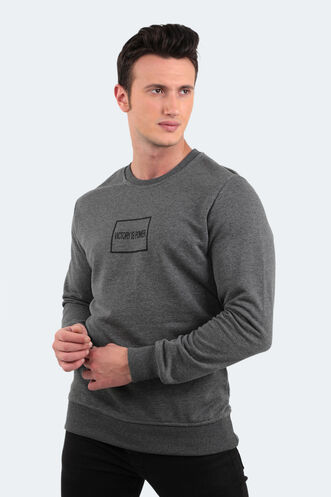 Slazenger BALA Men's Sweatshirt Anthracite - Thumbnail