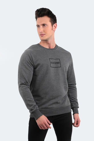 Slazenger BALA Men's Sweatshirt Anthracite - Thumbnail