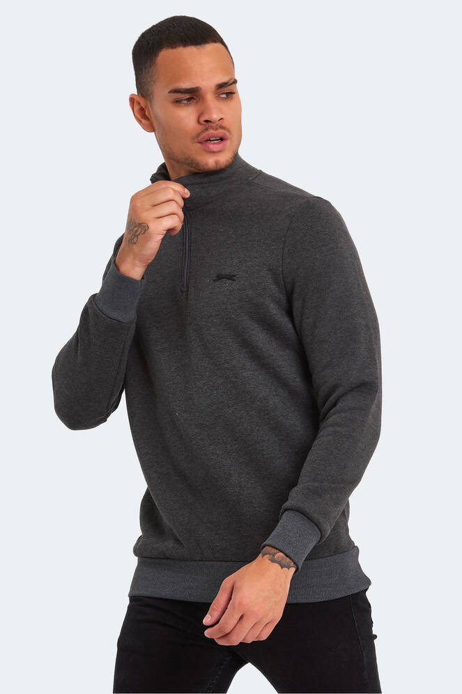 Slazenger BALBIN Erkek Sweatshirt Antrasit