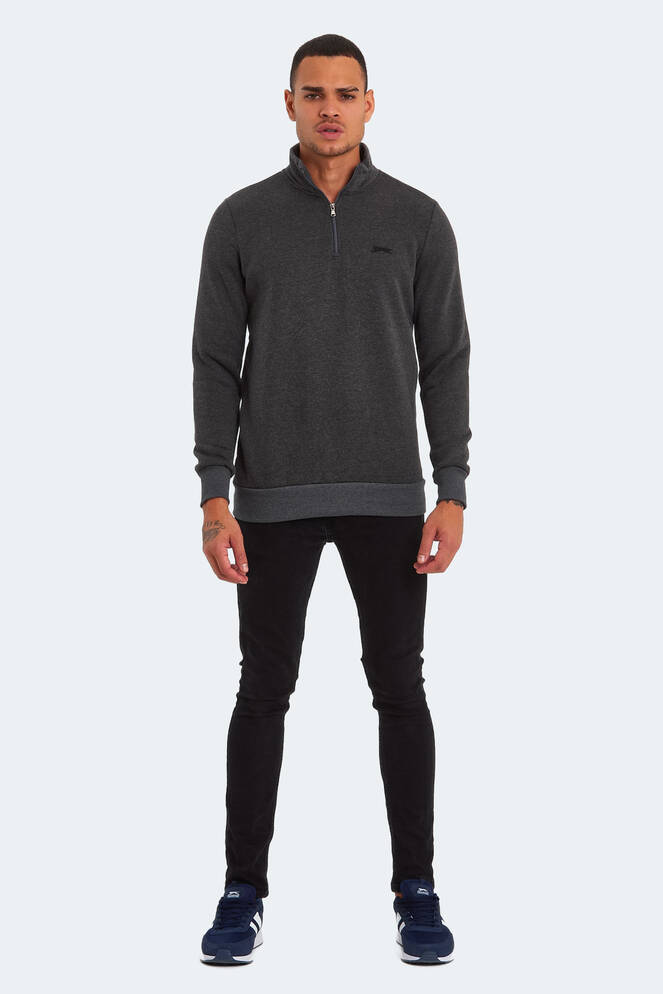 Slazenger BALBIN Erkek Sweatshirt Antrasit