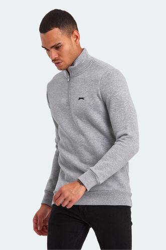 Slazenger BALBIN Erkek Sweatshirt Gri - Thumbnail