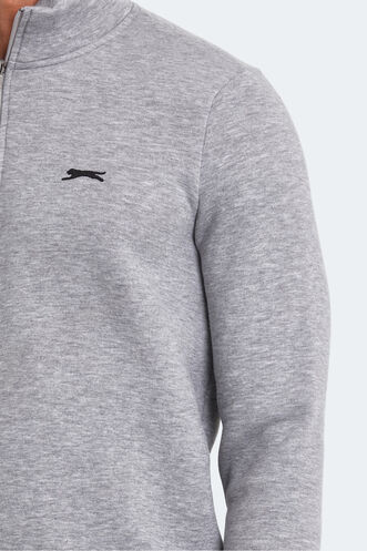 Slazenger BALBIN Erkek Sweatshirt Gri - Thumbnail