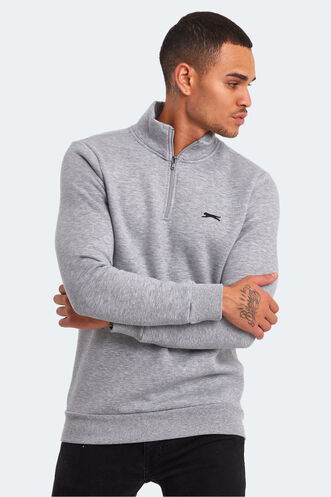 Slazenger BALBIN Erkek Sweatshirt Gri - Thumbnail