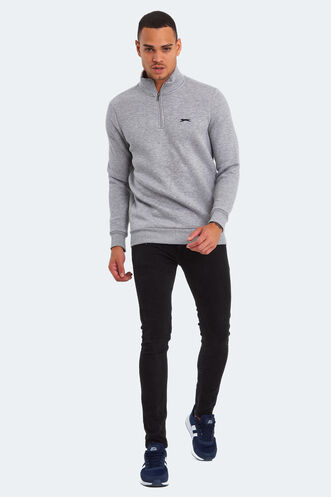 Slazenger BALBIN Erkek Sweatshirt Gri - Thumbnail