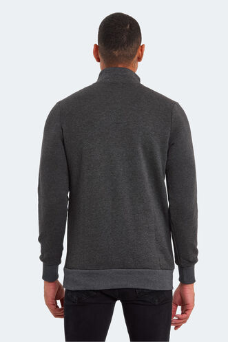 Slazenger BALBIN Men's Sweatshirt Anthracite - Thumbnail