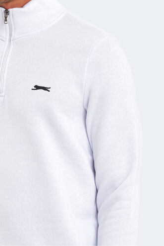 Slazenger BALBIN Men's Sweatshirt White - Thumbnail