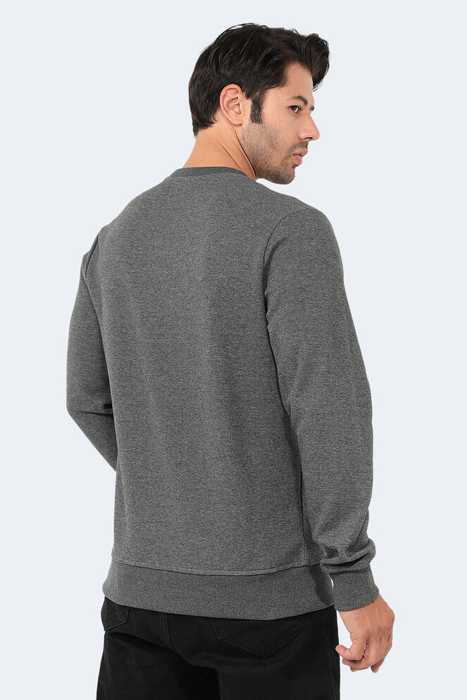 Slazenger BAR Erkek Sweatshirt Antrasit