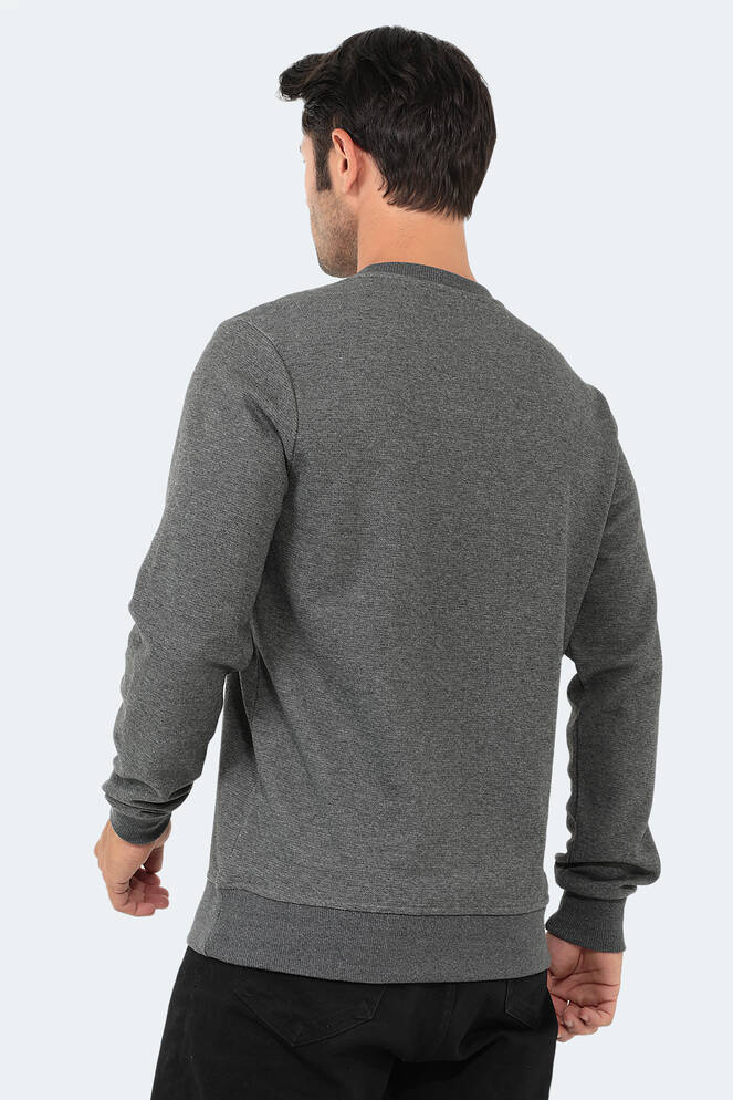 Slazenger BAR Erkek Sweatshirt Antrasit