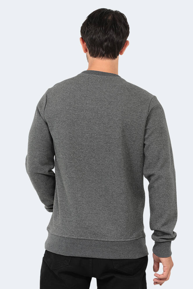 Slazenger BAR Erkek Sweatshirt Antrasit