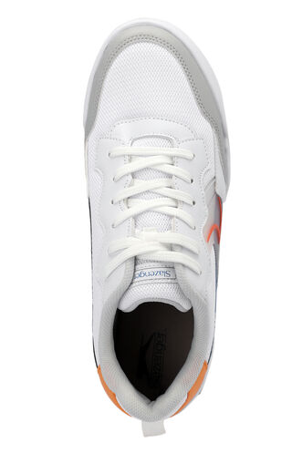 Slazenger BARBRO Sneaker Men's Shoes White - Orange - Thumbnail