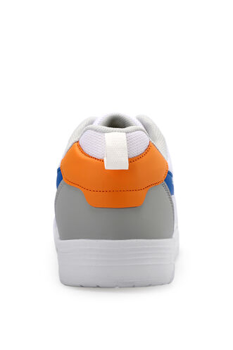 Slazenger BARBRO Sneaker Men's Shoes White - Orange - Thumbnail