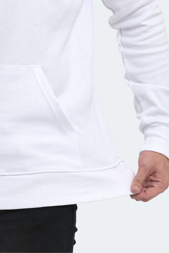 Slazenger BARNA Erkek Sweatshirt Beyaz - Thumbnail