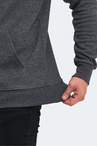 Slazenger BARNA Men's Sweatshirt Anthracite - Thumbnail