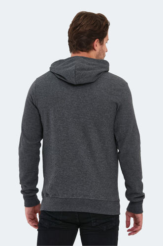 Slazenger BARNA Men's Sweatshirt Anthracite - Thumbnail