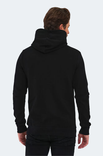 Slazenger BARNA Men's Sweatshirt Black - Thumbnail