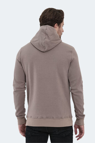 Slazenger BARNA Men's Sweatshirt Stone Grey - Thumbnail