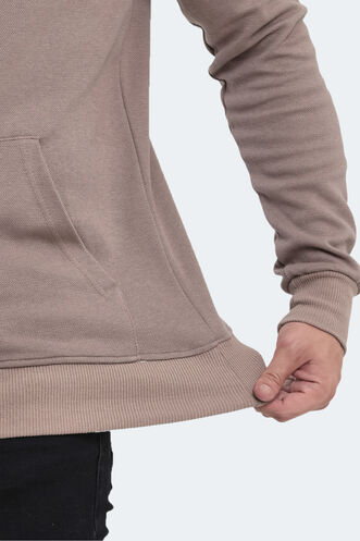 Slazenger BARNA Men's Sweatshirt Stone Grey - Thumbnail