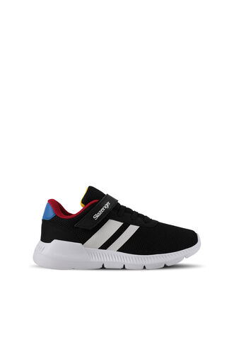 Slazenger BARREL Sneaker Boys Shoes Black - Sax Blue - Thumbnail