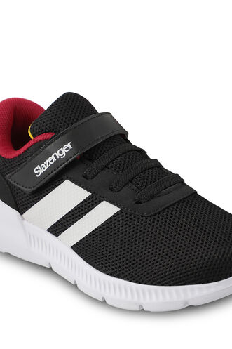 Slazenger BARREL Sneaker Boys Shoes Black - Sax Blue - Thumbnail