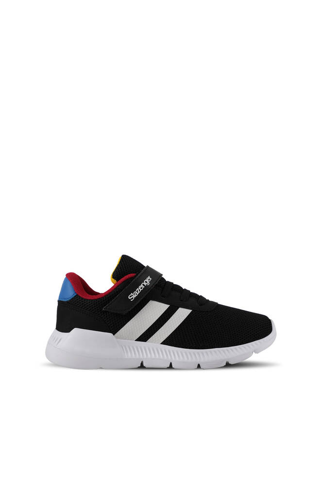 Slazenger BARREL Sneaker Boys Shoes Black - Sax Blue