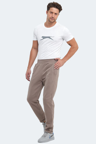 Slazenger BARTOL Men's Sweatpants Bottoms Stone Grey - Thumbnail