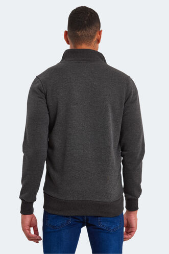 Slazenger BASIL Men's Sweatshirt Anthracite - Thumbnail