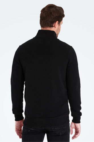 Slazenger BASIL Men's Sweatshirt Black - Thumbnail