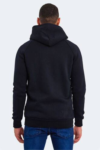 Slazenger BASS Erkek Sweatshirt Lacivert - Thumbnail