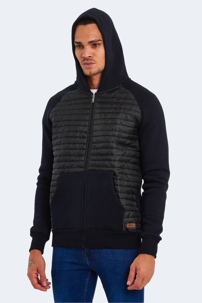 Slazenger BASS Erkek Sweatshirt Lacivert