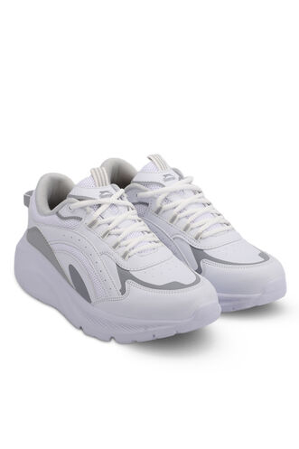 Slazenger BETHEL Women's Sneaker Shoes White - Gray - Thumbnail