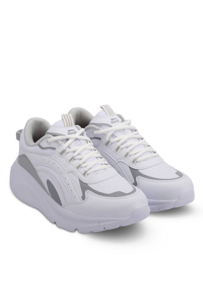 Slazenger BETHEL Women's Sneaker Shoes White - Gray