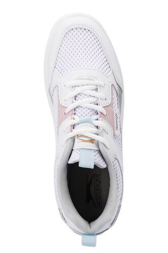 Slazenger BIEL Women's Sneaker Shoes White - Lilac - Thumbnail