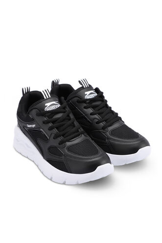 Slazenger BILBO Women's Sneaker Shoes Black - White - Thumbnail