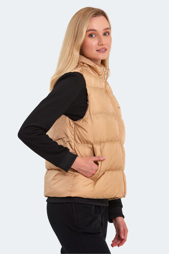 Slazenger BRAYLON Women's Vest Camel - Thumbnail