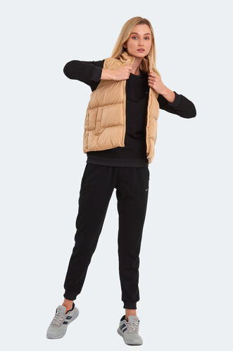 Slazenger BRAYLON Women's Vest Camel - Thumbnail