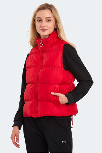 Slazenger BRAYLON Women's Vest Red - Thumbnail